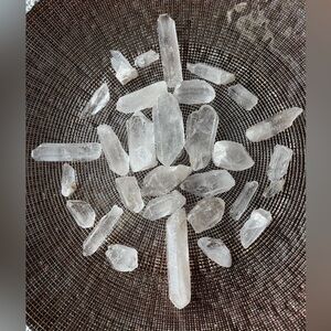 Approx 4 pounds clear quartz crystal, natural gemstones, Himalayan ice